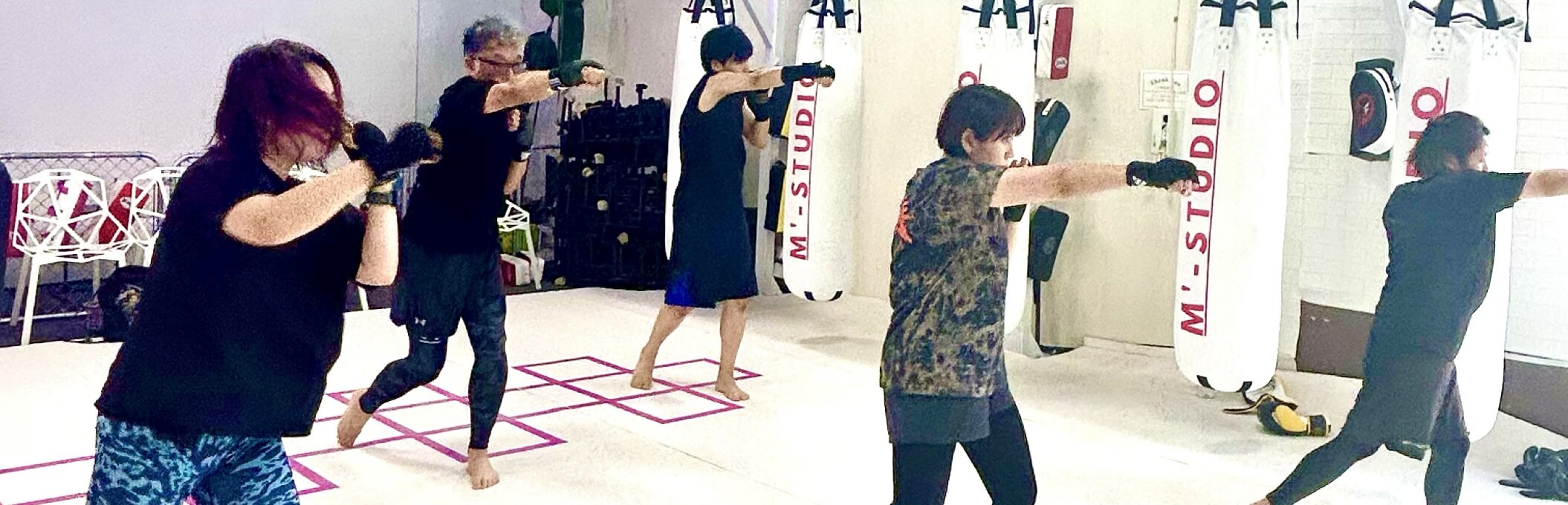 リラックスしながら行うキックボクシングクラス